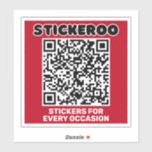 Customizable Business Promotion QR Code Car Decal シール (シート)