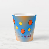 Customizable Buzzworthy Blend Beekeeper's Mug カフェラテマグ (正面)