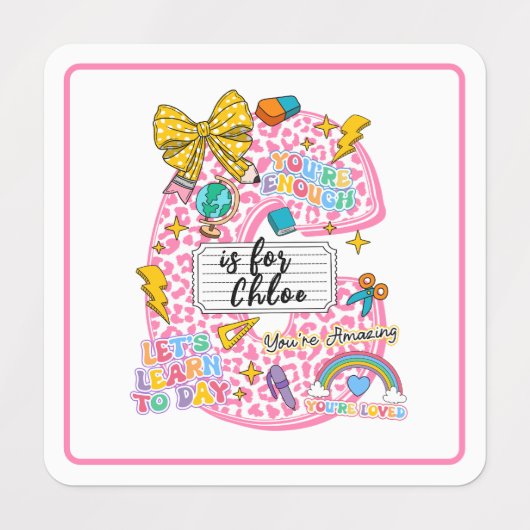 Customizable “C is for” Alphabet Art – Inspiration ラベル (デザイン1)