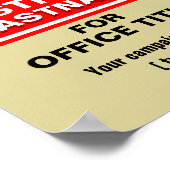 Customizable campaign ポスター (角)