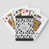 Customizable Cat Print Classic Playing Cards トランプ (裏面)