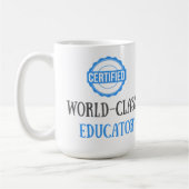 Customizable Certified Educator コーヒーマグカップ (左)