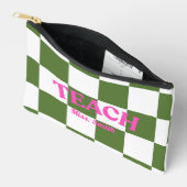 Customizable Checkered Teach Pouch アクセサリーポーチ (見開き)