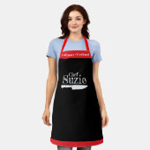 Customizable Chef Name Apron - Personalized! エプロン (着用した状態)