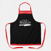 Customizable Chef Name Apron - Personalized! エプロン (正面)