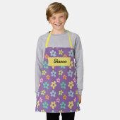 Customizable children's kitchen apron エプロン (着用した状態)