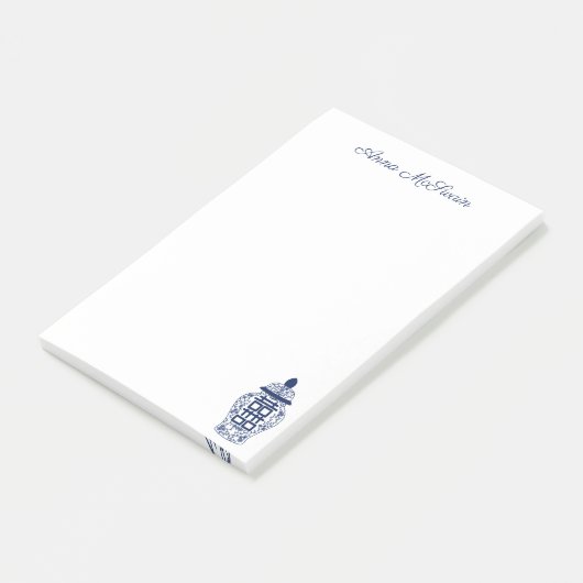 Customizable Chinoiserie Ginger Jar  ポストイット (アングル)