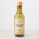 Customizable Chocolate Extract Label ワインラベル (正面)