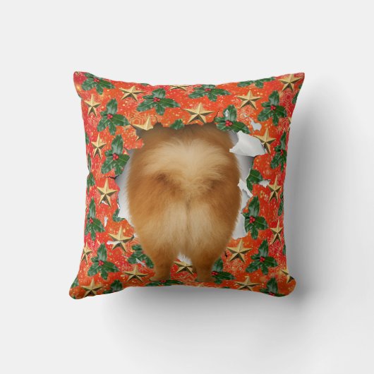 Customizable Christmas Pet Pop-out クッション (裏面)