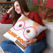 Customizable Claw-Some vibes only Cat クッション