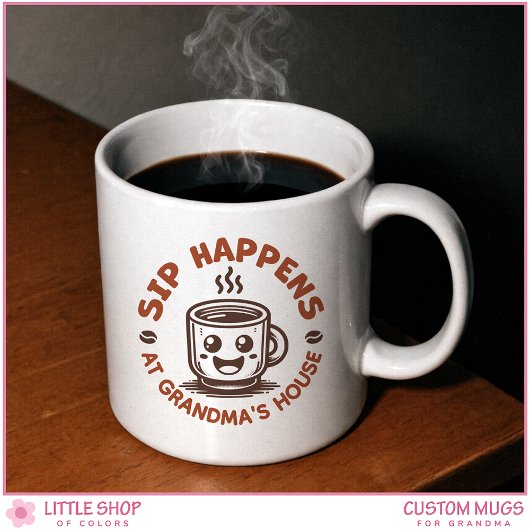Customizable Coffee Mug for Grandma コーヒーマグカップ