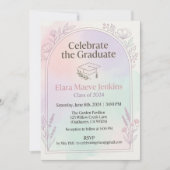 Customizable College Graduation Announcement Card 招待状 (正面)
