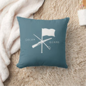 Customizable Color Guard Throw Pillow クッション (ブランケット)