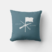 Customizable Color Guard Throw Pillow クッション (正面)