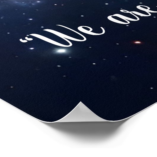 Customizable Cosmic Seahorse ポスター (角)