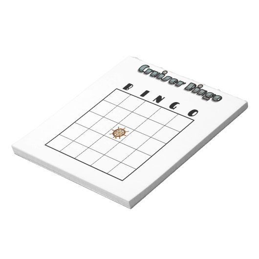 Customizable Cruise Bingo Board ノートパッド (回転)