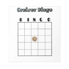 Customizable Cruise Bingo Board ノートパッド