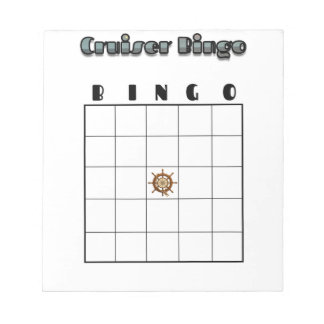 Customizable Cruise Bingo Board ノートパッド