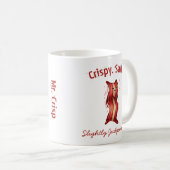 Customizable Cute Bacon Hand-Drawn Art Coffee Mug コーヒーマグカップ (正面右)