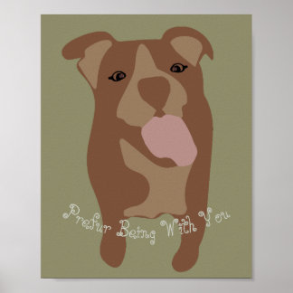 Customizable Cute Dog Companion Poster ポスター