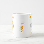 Customizable Cute Egg Hand-drawn Original Art  コーヒーマグカップ (中央)