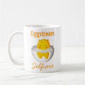 Customizable Cute Egg Hand-drawn Original Art  コーヒーマグカップ (左)