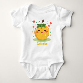 Customizable cute fruit Baby ベビーボディスーツ