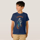 Customizable Cycopath Werewolf Skeleton BMX Bike Tシャツ (正面フル)