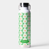 Customizable Daisy Pattern Insulated Water Bottle  ウォーターボトル (正面)