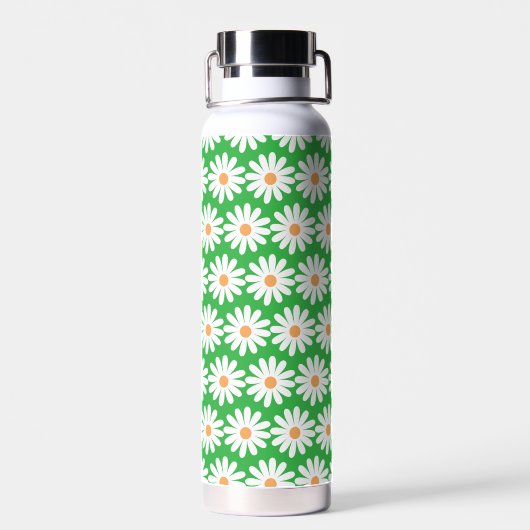 Customizable Daisy Pattern Insulated Water Bottle  ウォーターボトル (背面)