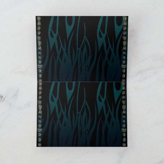 Customizable Demon Trick or Treat Card カード (内部)