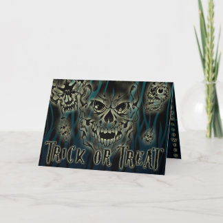 Customizable Demon Trick or Treat Card カード