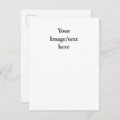 Customizable Design Template | Upload Your Own Art インビテーションポストカード (正面/裏面)