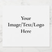 Customizable Design Template | Upload Your Own Art スパークリングワインラベル (シングルラベル)