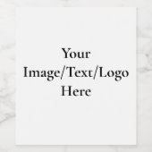 Customizable Design Template | Upload Your Own Art ワインラベル (シングルラベル)