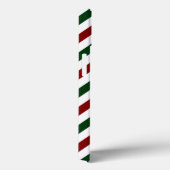 Customizable Diagonal Christmas Stripes iPhone Case-Mate iPhoneケース (裏面 / 右)