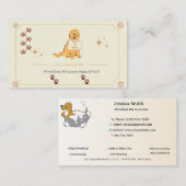 Customizable Dog & Cat Groomer Contact Card | Edit 名刺 (正面/裏面)