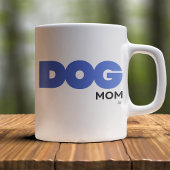 Customizable DOG mom AF コーヒーマグカップ