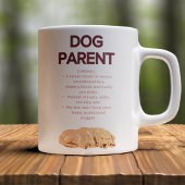 Customizable Dog Parent Definition コーヒーマグカップ
