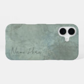 Customizable Earthy Elegant Phone Case iPhone 16ケース (裏面横)