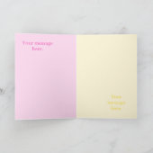 Customizable Easter card カード (内部)