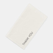 Customizable Ecru Minimalist Thank You Note Templa (コーナー)