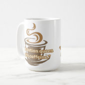 Customizable Education Queen Mug For Teachers コーヒーマグカップ (正面左)