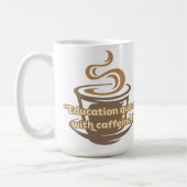Customizable Education Queen Mug For Teachers コーヒーマグカップ (左)
