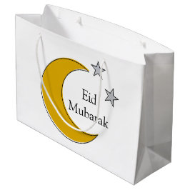 Customizable Eid Gift Bag ラージペーパーバッグ