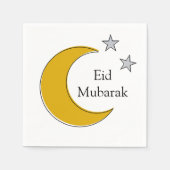 Customizable Eid Paper Napkins スタンダードカクテルナプキン (正面)