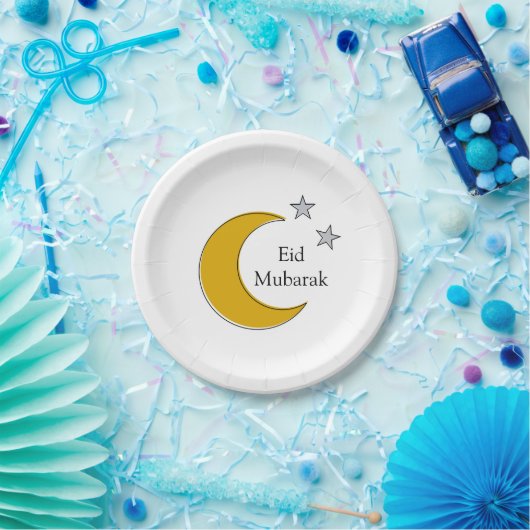 Customizable Eid Paper Plates ペーパープレート (パーティー)
