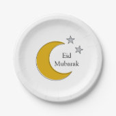 Customizable Eid Paper Plates ペーパープレート (正面)