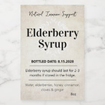 Customizable Elderberry Syrup Label ZEB_06b