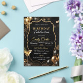 Customizable Elegant Birthday Magnetic Invitation アクリル招待状 (インサイチュ (ウェディング))